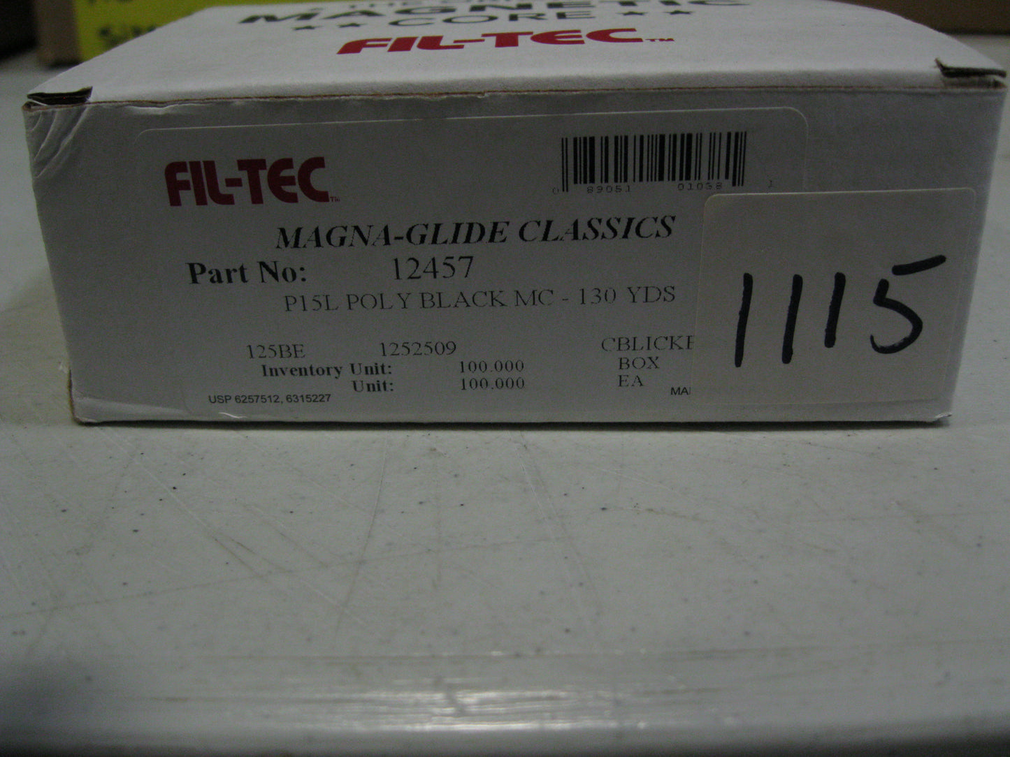 Magna Glide Pre-Wound Bobbins Black (Part No. 12457)
Size L 100 pack