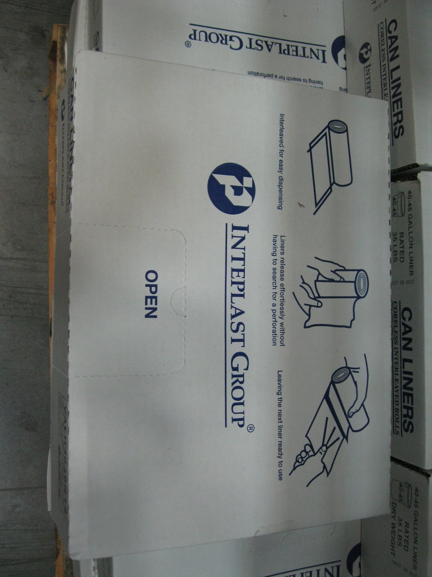 45 GALLON GARBAGE LINERS (GARBAGE BAGS) (250 / case) 40 x 48