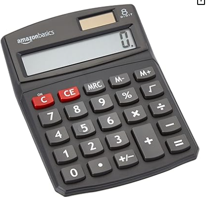 Amazon Basic Calculator