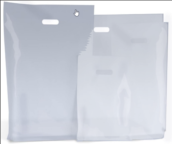 Transparent Plastic Bags (Large 500 Pcs)