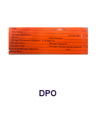 Damage Process Onboard Supplies