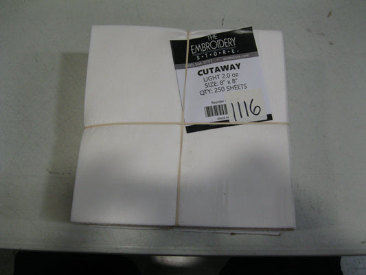 Light cut away 8 x 8 (250 U pack)