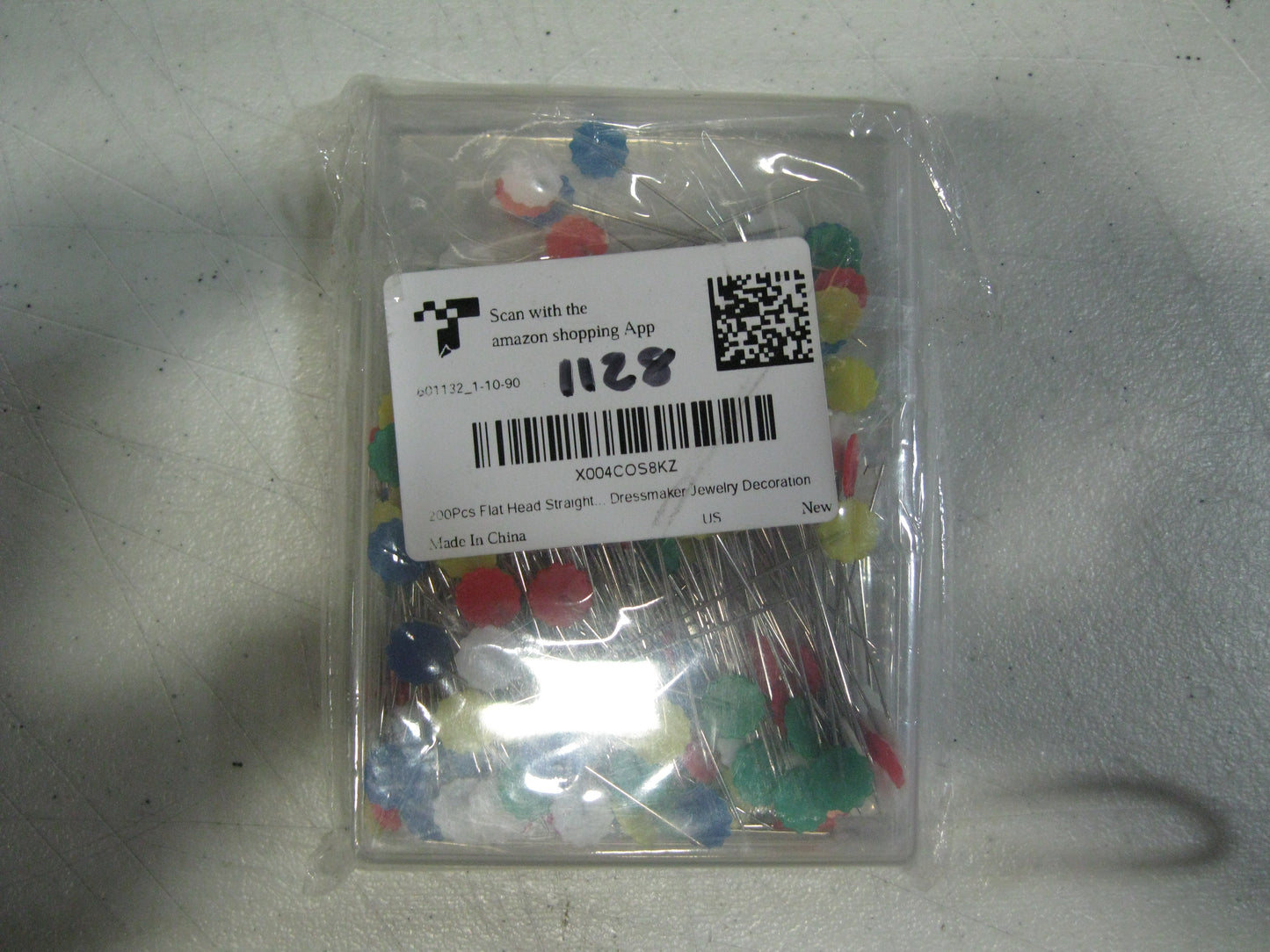 175 pieces flat head pins  Part 3005D