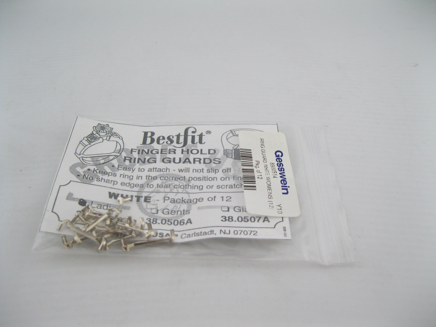 RING GUARDS (38-507)(Ladies White  gold ring Guard)