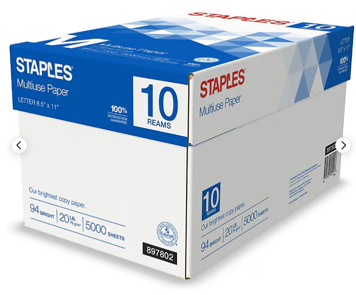 Paper, Copy 8.5X11 (case)