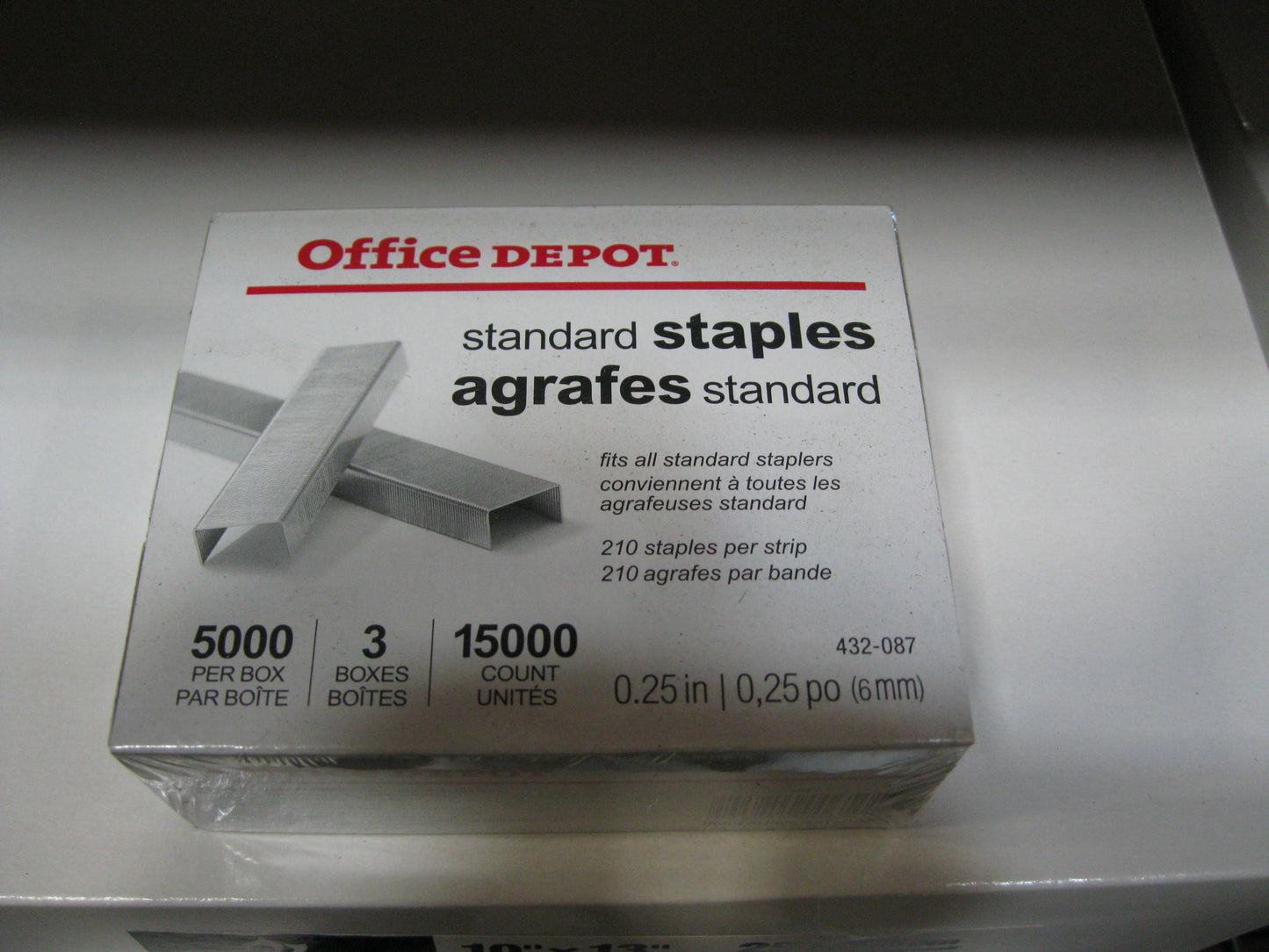 Staples Pack of 3 boxes